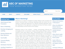Tablet Screenshot of abcofmarketing.com